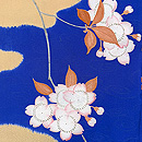 雲文に桜文様の長羽織