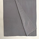 銀鼠色鬼絞縮緬の無地袷 浦野理一作