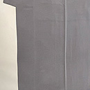 銀鼠色鬼絞縮緬の無地袷 浦野理一作