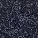 鬼縮緬に唐草紋の江戸小紋