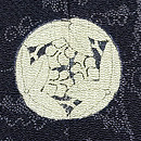 鬼縮緬に唐草紋の江戸小紋