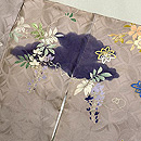 藤に桜橘文様の訪問着