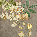 藤に桜橘文様の訪問着