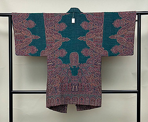 カシミール エメラルドグリーンの道中着