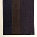 藍と茶片身代りの結城紬