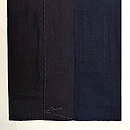 藍と茶片身代わりの結城紬