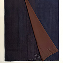 藍と茶片身代わりの結城紬