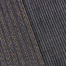 藍と茶片身代わりの結城紬