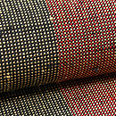 太縞のざざんざ織の着物