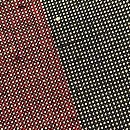 太縞のざざんざ織の着物