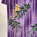 紅葉した鶏頭の訪問着