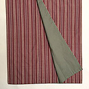 縞柄本場結城紬