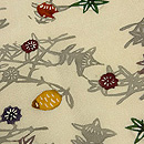 吹き寄せ文様京紅型小紋着物