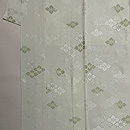 花菱紋織色無地着物