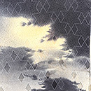 黒地雲文の羽織