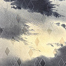 黒地雲文の羽織