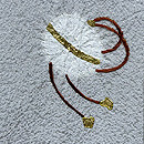 鈴文絞りと刺繍の長羽織