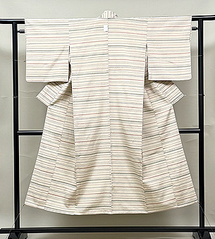 ふくれ織お召の単衣