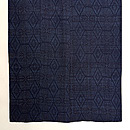 変わり幾何学模様本場結城単衣