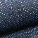 ドット柄綿薩摩単衣