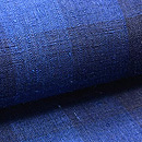 青地格子の本場結城紬