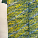 有松絞り暈しの単衣