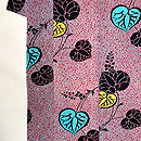 梅紋に葵の小紋袷