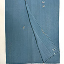 柳に燕文様の単衣小紋