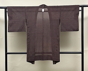 行儀小紋の単衣羽織