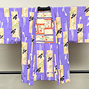 短冊に蕨文様の羽織