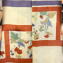 短冊に蕨文様の羽織