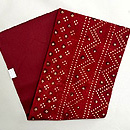 インド更紗 ドット柄の名古屋帯　帯裏