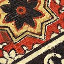 インド更紗 星にゾウさんの名古屋帯　質感・風合