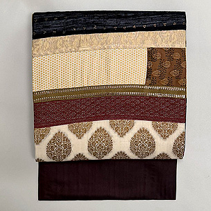 サリーの接ぎ名古屋帯