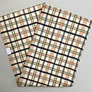 吉野格子の名古屋帯　帯裏