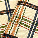 吉野格子の名古屋帯　質感・風合