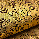 二重蔓中牡丹唐草金蘭袋帯 龍村晋作 質感・風合