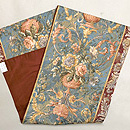 バラ文様アール・ヌーヴォーの名古屋帯 帯裏