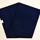 縦節紬微塵格子の名古屋帯　帯裏