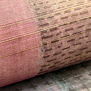 銀通しサリーの名古屋帯　質感・風合