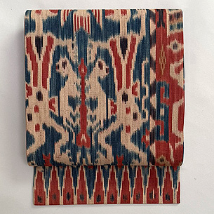 カリマンタン絣文の名古屋帯