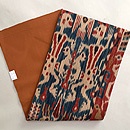 カリマンタン絣文の名古屋帯　帯裏