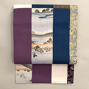 浜辺文継ぎの名古屋帯