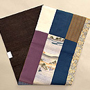 浜辺文継ぎの名古屋帯　帯裏