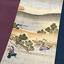 浜辺文継ぎの名古屋帯　質感・風合