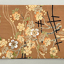 間垣に桜文様の名古屋帯　前柄