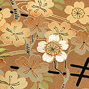 間垣に桜文様の名古屋帯　質感・風合