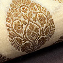 インド布の接ぎ名古屋帯　質感・風合