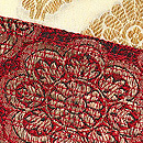 インド布の接ぎ名古屋帯　質感・風合