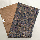 ドット文のカンタワーク名古屋帯　帯裏